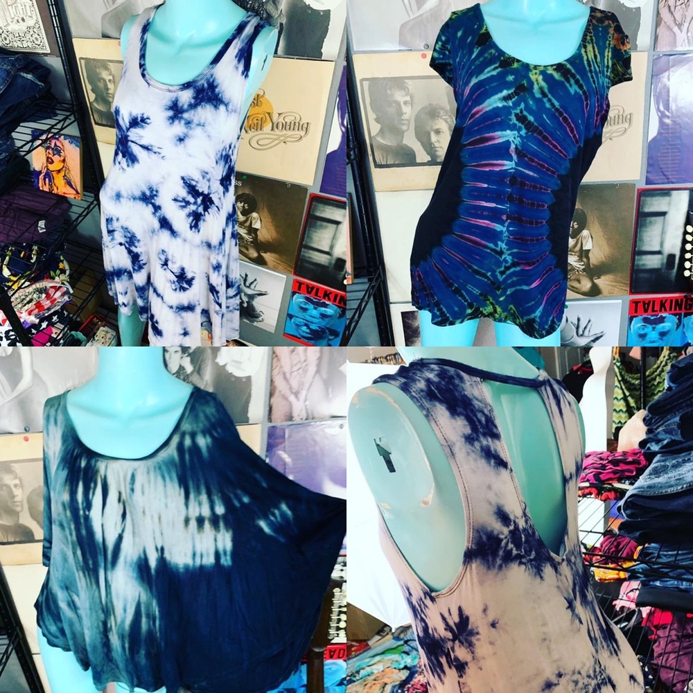 Lot of 2 Ultra Soft Tye-Dye Lot top and dress boho